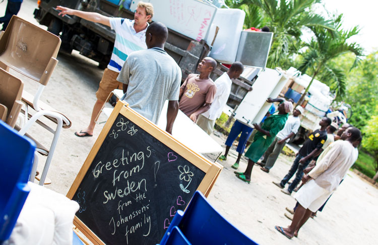 the manta resort pemba container from sweden