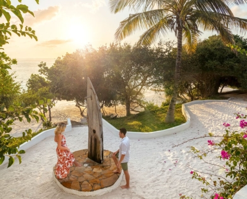 Honeymoon Shower at the manta resort